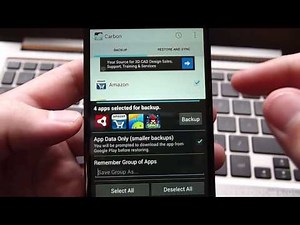 Carbon: the way Google should be doing backup on Android