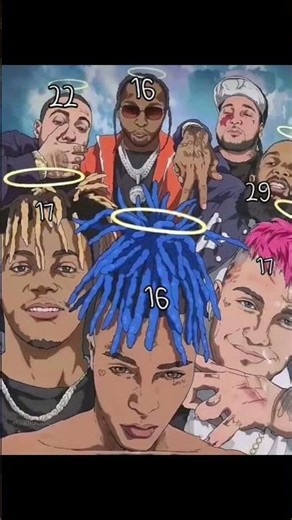 Their Next Birthday Never Came X (20), Juice (21), Peep (21), Pop (20), Мас (26), Nipsey (33) #llj