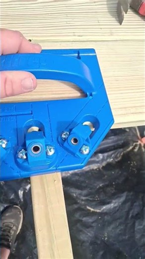 today's project explaining the Kreg Jig for deck boards