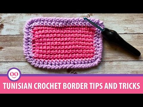 Tunisian Crochet Border