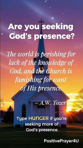 A.W. Tozer Quote | The World Needs God’s Presence | Christian Inspiration