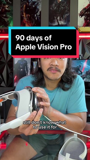 Doesn’t even look good on display 😅 #theultimatenerd #gamingsetup #gamingroom #gamer #applevisionpro