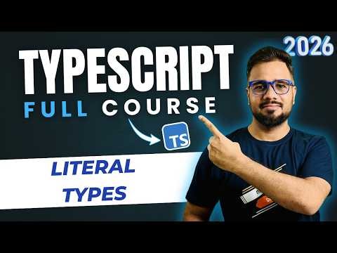 TypeScript Tutorial #36 - String, Number & Boolean Literals