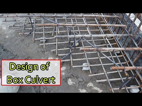Box Culvert Design - Box Culvert Reinforcement details - Design of Box Culvert