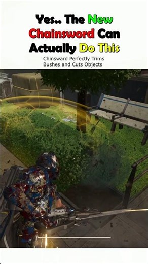 Yes..The New Chainsword Can Actually Do This