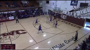 We apologize for some internet issues we had during our livestream of today’s CWC basketball game.. Don’t worry, here’s the big dunk by Mitchel Edwards synced with Cole Carter on the call! | WRUL 97.3 FM