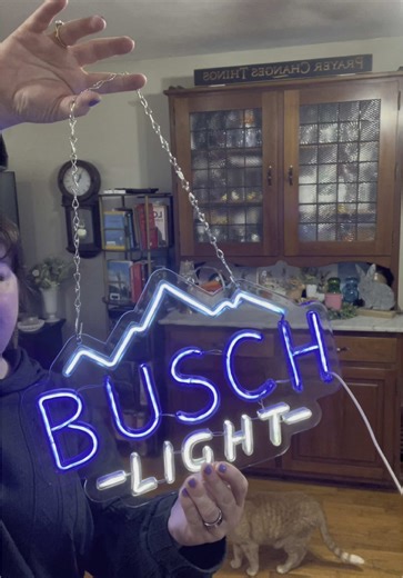 Stylish Busch Light Neon Sign for Your Man Cave