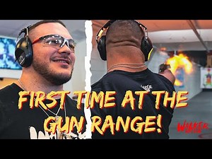 Nick Walker | GOES TO THE GUN RANGE! | FIRST TIME!
