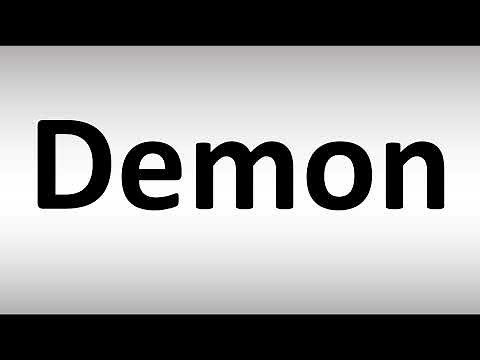 How to Pronounce Demon