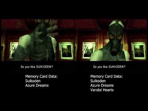 Psycho Mantis will detect all of these games in the Metal Gear Solid: Master Collection Vol. 1