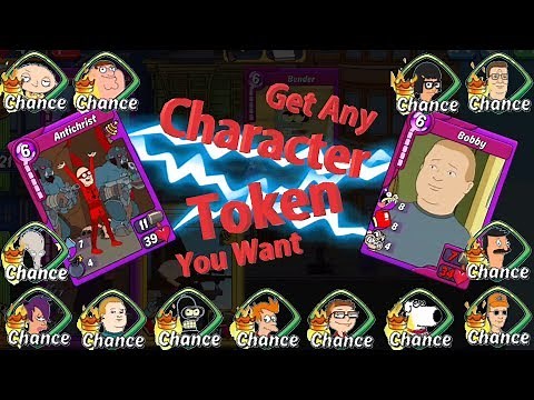 Animation Throwdown Get any character token you want