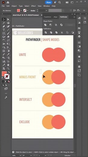 Illustrator Quick Tips - Pathfinder