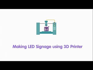 How to make signage using 3D Printer?
