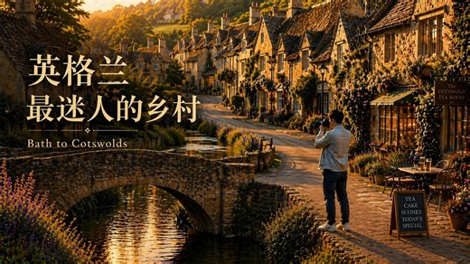 我来到了英国最迷人的地方｜从巴斯一路开进科茨沃尔德