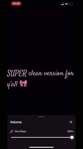 First place super clean version 🎀