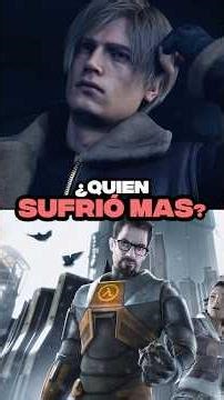 QUIEN SUFRIO MAS LEON KENNEDY vs GORDON FREEMAN #shorts #residentevil #halflife