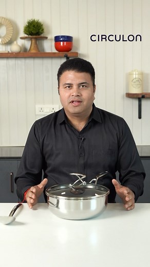 1.8K views | Circulon SteelShield Clad Tri-Ply  Cook from scratch without the scratches in this perfectly constructed cookware that combines the beauty and durability of stainless steel with the ease and convenience of nonstick. 菱 #nonstickcookware #premiumquality #kitchengoals #kitcheninspiration #nonstickpan | PotsandPans.in | Facebook