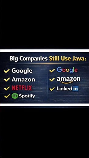 If Java dies today… half the world’s systems stop tomorrow😳"#JavaNotDead #DeveloperFacts #TechTruths