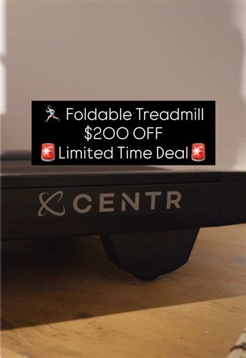 Centr Runr-S Folding Treadmill: $200 OFF at Costco!