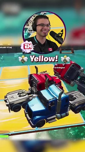 Fortnite Creative Color Switch Mini Game with Trucks!