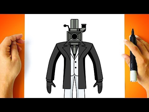 How to DRAW BIG CAMERA MAN - Skibidi Toilet