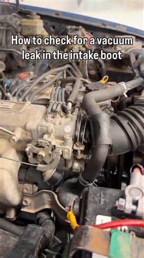 : The Easiest Way to Find an Engine Vacuum Leak 🚗💨 #Shorts