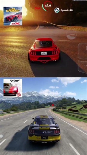 carxstreet 🆚racing master mastang sound test 🎮 #trending #viral #gaming #cars #mustang