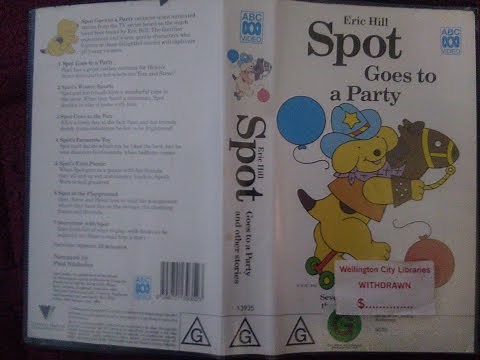 Spot Goes To A Party Australian VHS