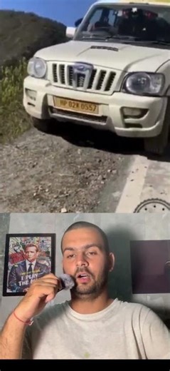 Mountain Par Khatarnak Car Driving 😱⛰️🚗