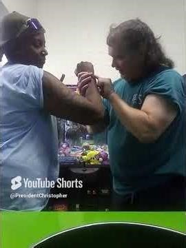 My white arm catches their 2 females arms 2