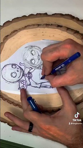 How to use carbon paper to transfer a #Pyrography design