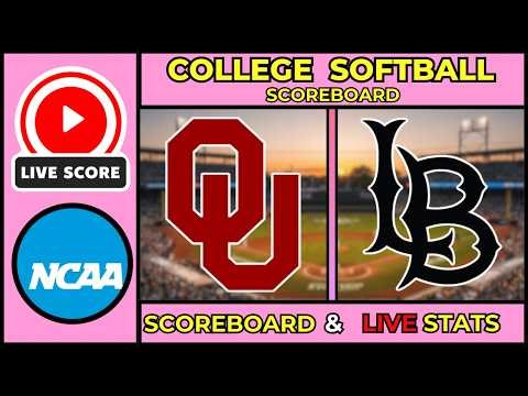 🔴 LIVE: Oklahoma Sooners vs Long Beach State | NCAA College Softball | Feb 21, 2026 | Mary Nutter