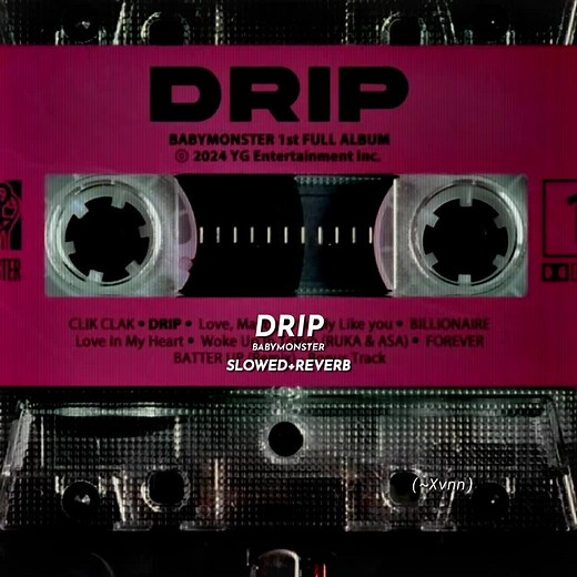 DRIP-(Slowed Reverb) • • • #babymonster #slowed #song #drip