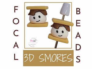 3D Smores, Silicone Focal Beads, Food Focal Beads, Marshmallow Focal Beads, Chocolate Focal Bead, DIY Craft Bead, Loose Bead, Beads for Pens - Etsy