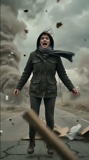 🌪️ She Got Trapped Inside a Tornado 😱 | You Won’t Believe What Happened!#Tornado #Storm