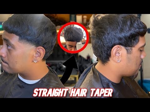 HOW TO DO A MID TAPER ON STRAIGHT HAIR🔥 | DONE IN 10 MINUTES (TUTORIAL)