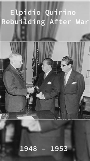 Elpidio Quirino — Rebuilding After War #philippinehistory #shorts