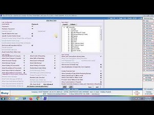 LEARN HOW TO CREATE USER IN BUSY ACCOUNTING SOFTWARE