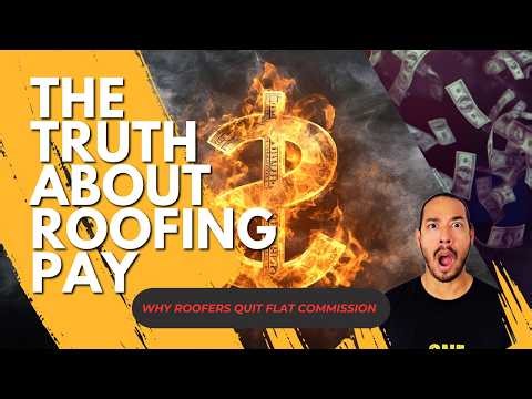 Flat Commission vs Salary Commission In Roofing Sales