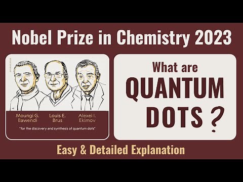 What are Quantum Dots | Nobel Prize 2023 Chemistry | Easy & Detailed Explanation