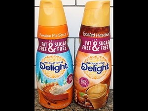International Delight: Fat Free & Sugar Free Pumpkin Pie Spice and Toasted Hazelnut Review