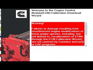 Changing an ECM calibration using a fleetcal in the INSITE program