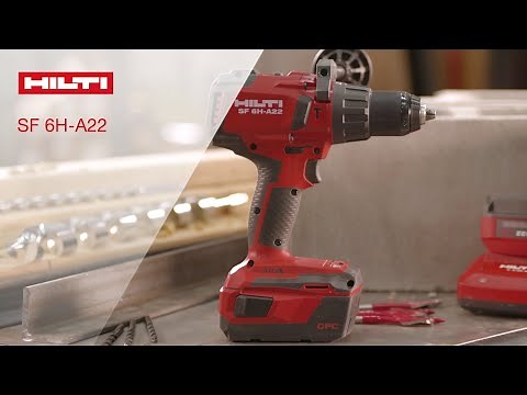 INTRODUCING Hilti's SF 6H-A22 Hammer Drill/Driver