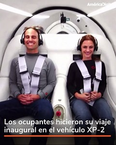 4.5K views | El novedoso tren de la compañía Virgin Hyperloop hizo su primera prueba con pasajeros a bordo en el desierto de Nevada, en EE.UU. Este vehículo futurista cuenta con una tecnología que permitirá transportes más rápidos y seguros, y se espera que sea una realidad para mediados de esta década.  AP/Virgin Hyperloop | América Digital | Facebook