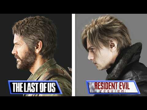 Resident Evil Requiem vs The Last of Us Part I&II | Monsters & Characters | Models Comparison
