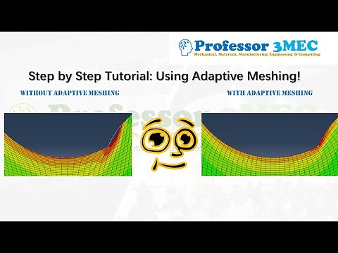 Using Adaptive Meshing in ABAQUS CAE like a Pro 🏢📄💼 - Step by Step Tutorial