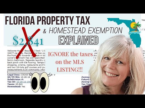 Florida Property Taxes Explained (WHY to Ignore the Tax on MLS!)