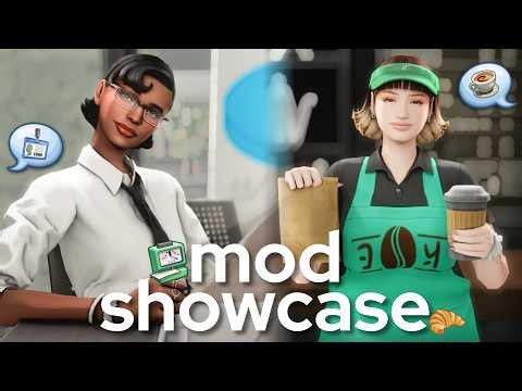CREATE REALISTIC OFFICES! Animated Deco Sims | Sims 4 Mod Showcase