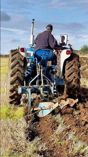 Ford 5000 with a 3 furrow plough