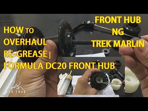 HOW TO SERVICE FORMULA DC20 HUB | FRONT HUB NG TREK MARLIN